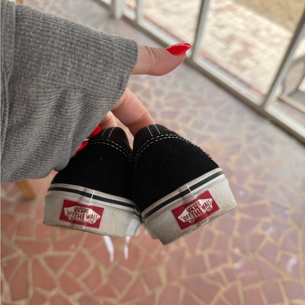 Vans Black and White Sneakers - Picture 3 of 5